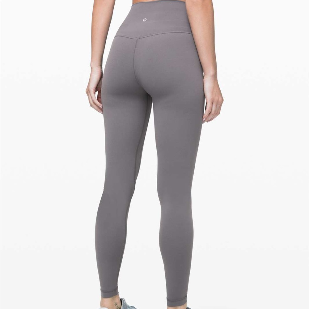 LULU LEMON ALIGN 28" Titanium leggings